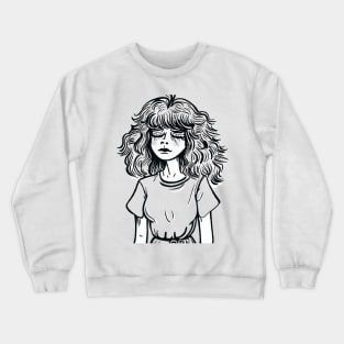 Nostalgic Voyage of the Antisocial Drama Queen Crewneck Sweatshirt